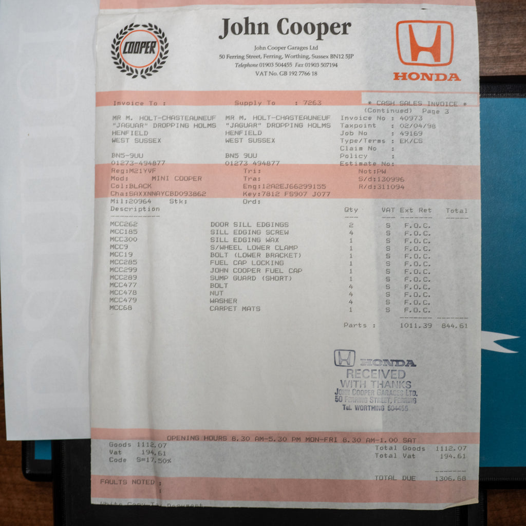 Rover Mini Cooper Monte Carlo – 1994